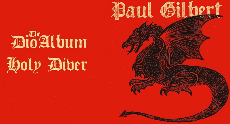 You are currently viewing PAUL GILBERT – Mr. Big Gitarrist präsentiert `Holy Diver´ vom kommenden „The Dio Album“