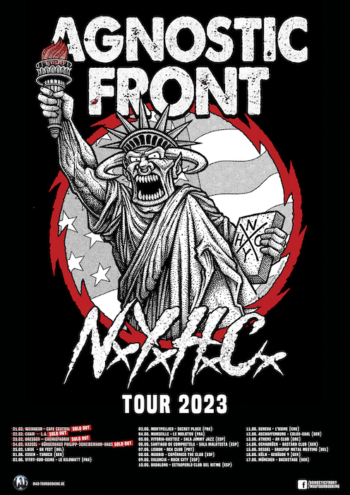You are currently viewing AGNOSTIC FRONT –  N.Y.H.C. Truppe auf Tour im Sommer