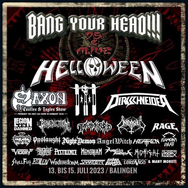 You are currently viewing BANG YOUR HEAD Festival – Bandupdate: HOLY MOSES, MOLLY HATCHET, PRIMORDIAL u.a.