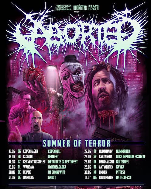 You are currently viewing ABORTED – “Summer of Terror” Tour 2023 angekündigt