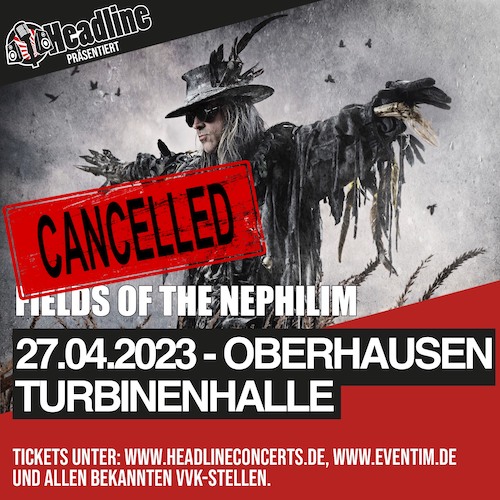 You are currently viewing FIELDS OF THE NEPHILIM – Erneute Absage für Oberhausen & Plage Noir Festival