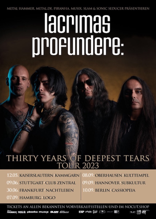 You are currently viewing LACRIMAS PROFUNDERE – `Thirty Years Of Deepest Tears` Livetermine 2023