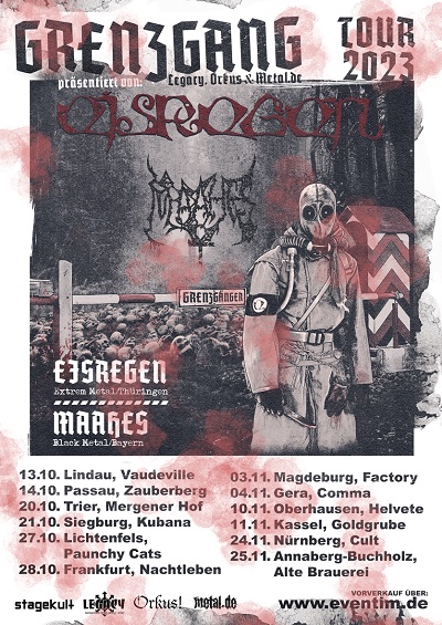 You are currently viewing EISREGEN – „Grenzgang“ Tour 2023 angekündigt