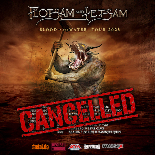 You are currently viewing FLOTSAM AND JETSAM – Sagen `Blood In The Water` Tour ab