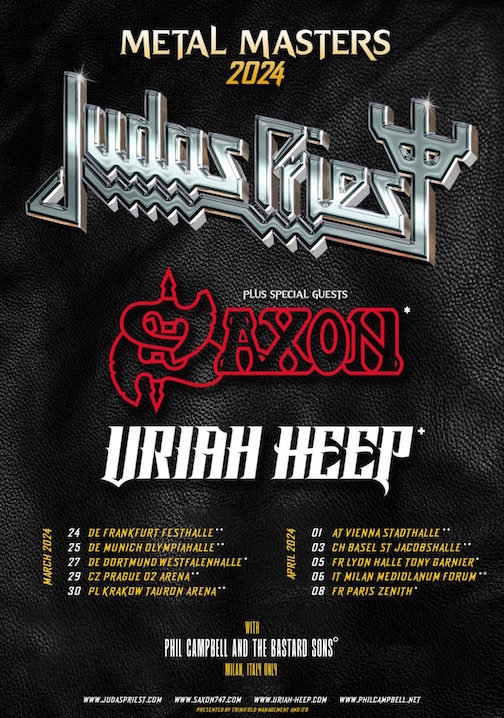You are currently viewing JUDAS PRIEST, SAXON, URIAH HEEP – `Metal Masters` Tour angekündigt