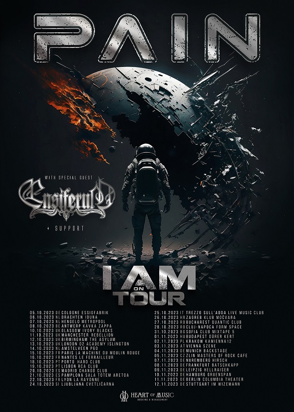 You are currently viewing PAIN, ENSIFERUM – Verkünden „I Am On Tour“ 2023