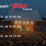 ROCK HARD Festival 2023 – WDR Rockpalast zeigt kostenlosen Livestream