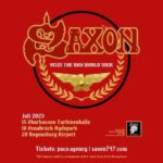 SAXON – Neue Termine der “Seize The Day“ Tour für Deutschland