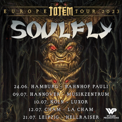 You are currently viewing SOULFLY – `Totem` Tour im Sommer