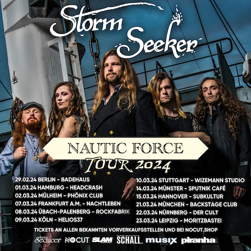 You are currently viewing STORM SEEKER  – Folk Metaller kündigen `Nautic Force` Tour 2024 an