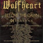 WOLFHEART – `King Of The North Over Europe` Tour (BEFORE THE DAWN & HINAYANA)