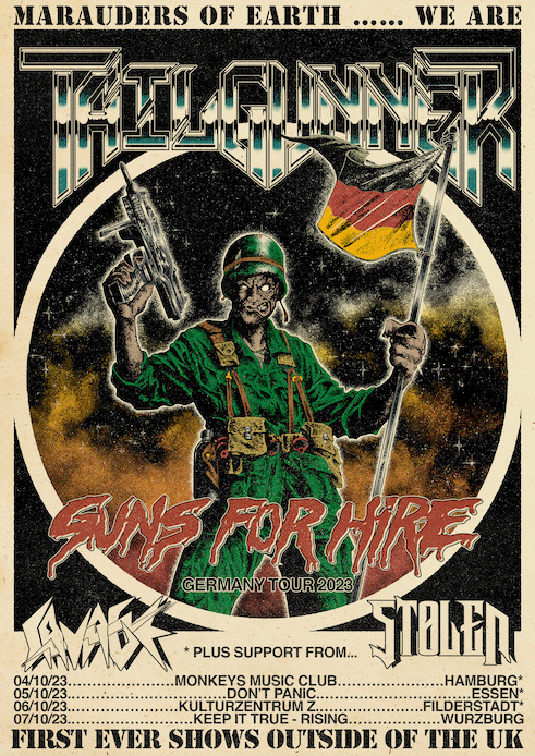 You are currently viewing TAILGUNNER – `Guns For Hire` Tour kommt nach Deutschland