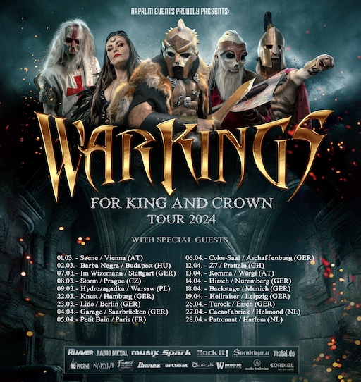 You are currently viewing WARKINGS – Geben “For King and Crown” Tour bekannt