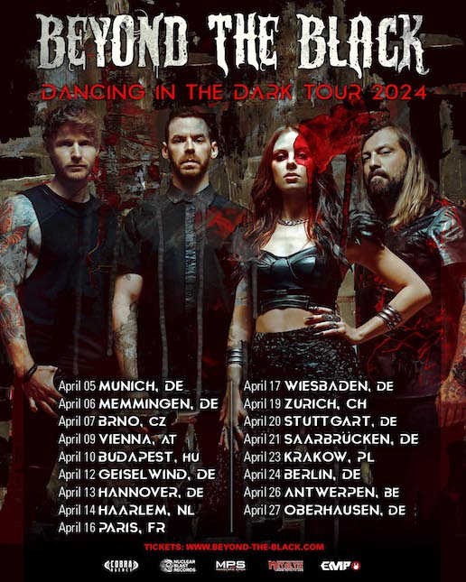 You are currently viewing BEYOND THE BLACK – `Dancing In The Dark` Tour 2024 angekündigt