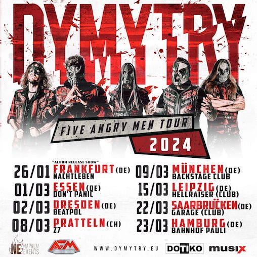Read more about the article DYMYTRY – „Five Angry Men“ Headliner Tour angekündigt