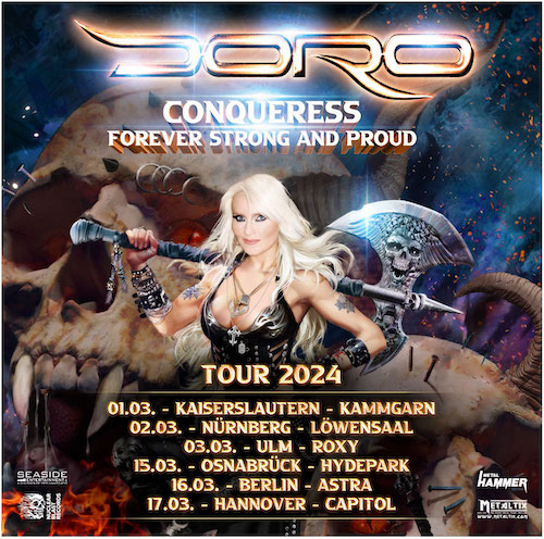 You are currently viewing DORO – “Conqueress – Forever Strong And Proud“ Tour angekündigt