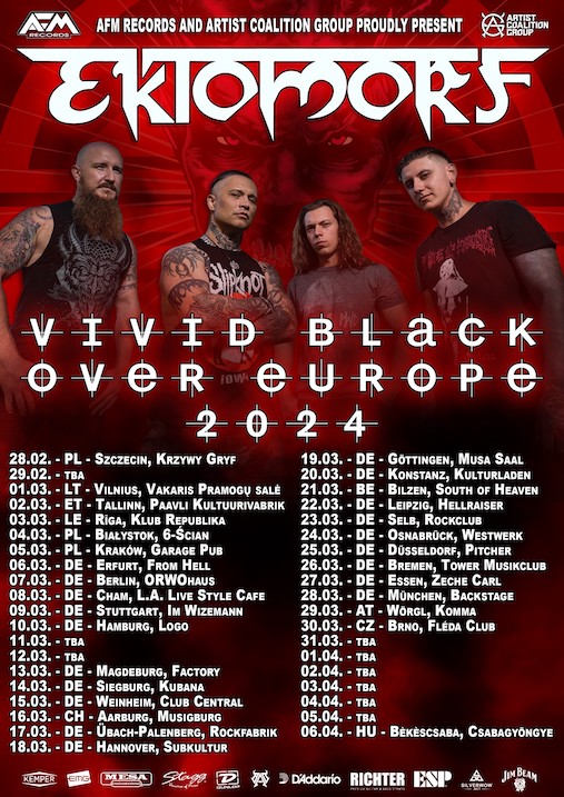 You are currently viewing EKTOMORF – Thrasher geben “Vivid Black over Europe Tour“ bekannt