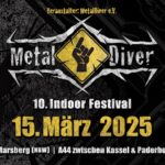 Metal Diver Festival 2025  – SODOM, BROTHERS OF METAL, HELLRIPPER u.a.