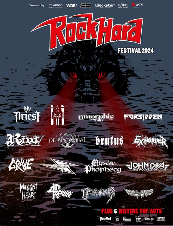 Read more about the article ROCK HARD FESTIVAL – KK´S PRIEST, BRUTUS, EXHORDER, MYSTIC PROPHECY und THRONEHAMMER neu dabei!