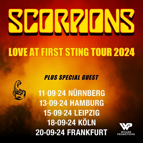 You are currently viewing SCORPIONS – Termine für „Love At First Sting Tour“ 2024 bekanntgegeben