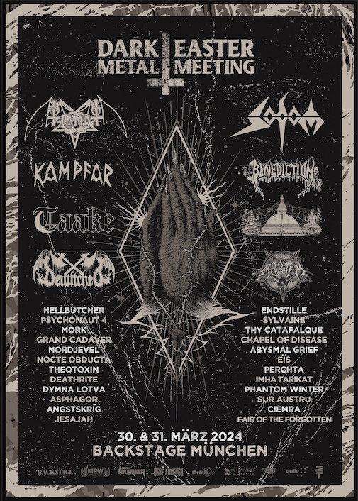 You are currently viewing Dark Easter Metal Meeting – SODOM, TIAMAT, BENEDICTION, KAMPFAR u.v.m.