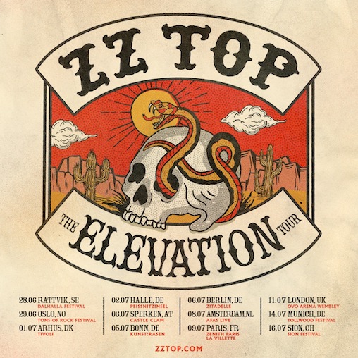 You are currently viewing ZZ TOP – “The Elevation” Tour 2024