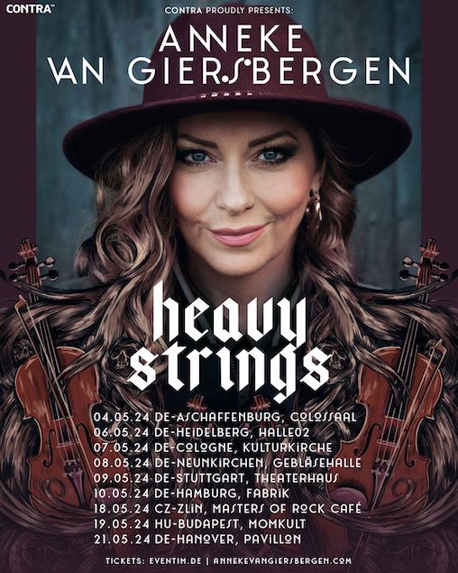 You are currently viewing ANNEKE VAN GIERSBERGEN – Gibt „Heavy Strings“ Tour bekannt
