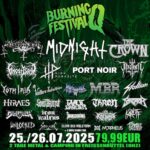 Burning Q Festival 2025 –  THE CROWN, HIRAES, MIDNIGHT, SARCATOR u.v.m.