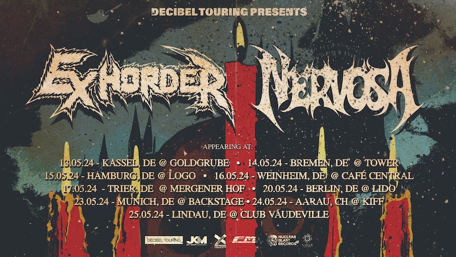 Read more about the article NERVOSA & EXHORDER – Co-Headliner Tour angekündigt