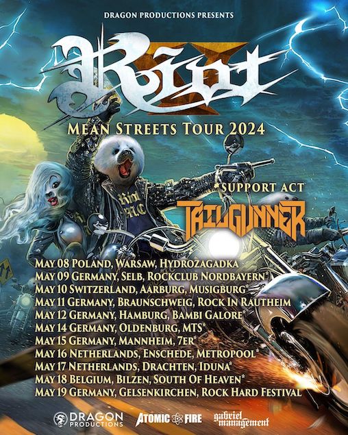 You are currently viewing RIOT V – Auf `Mean Streets` Europa Tour im Frühling