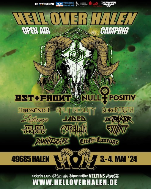 You are currently viewing HELL OVER HALEN Festival 2024 – Kommt mit OST+FRONT, NULL POSITIV, SOBER TRUTH u.a.