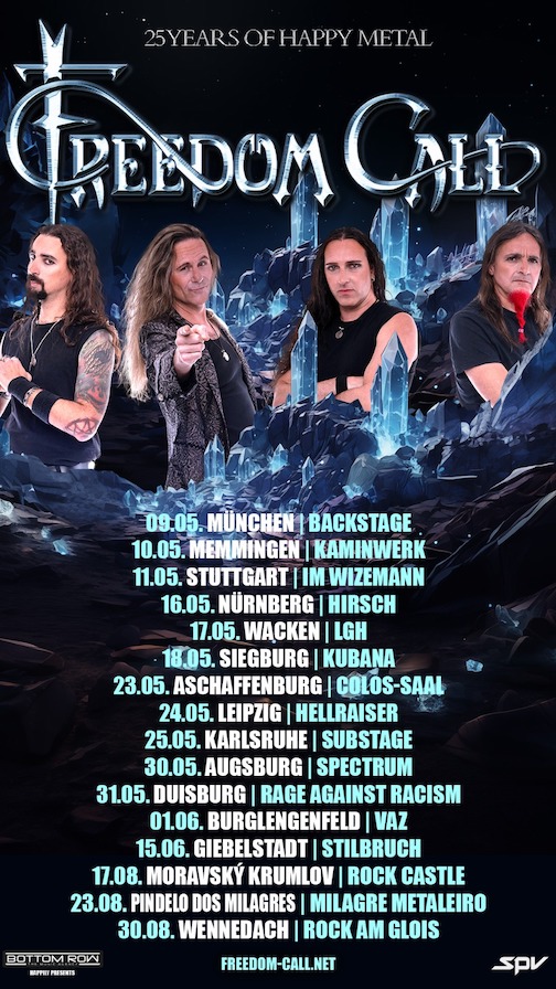 You are currently viewing FREEDOM CALL – “25 Years” Tour angekündigt