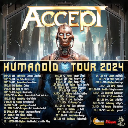You are currently viewing ACCEPT – `Humanoid` Album- und Europatour angekündigt