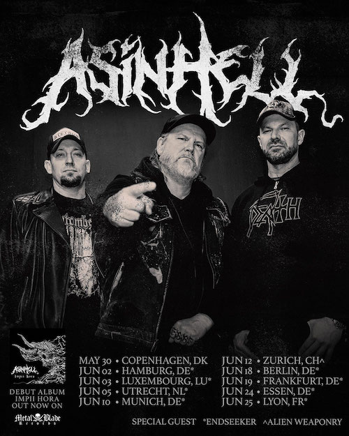 You are currently viewing ASINHELL – Michael Poulsen und seine Death Metal Crew kommen auf Europa-Tour