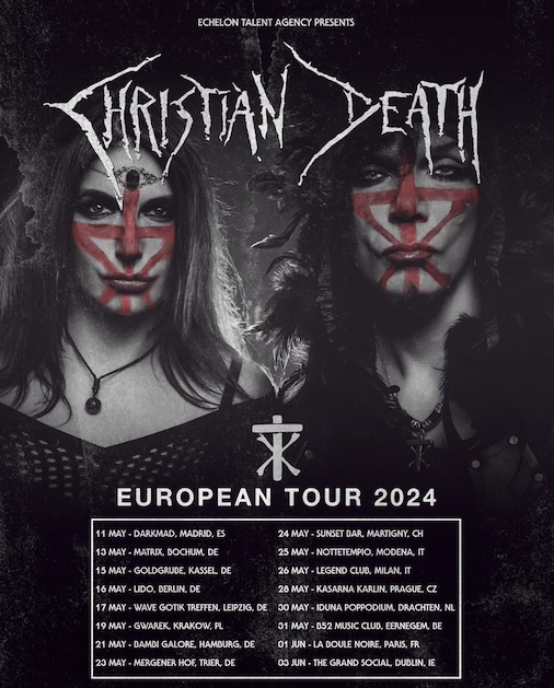 You are currently viewing CHRISTIAN DEATH – Auf Europatour im Mai