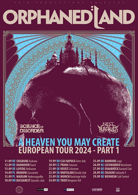 Read more about the article ORPHANED LAND – „A Heaven You May Create“ European Tour 2024 – Part 1 angekündigt