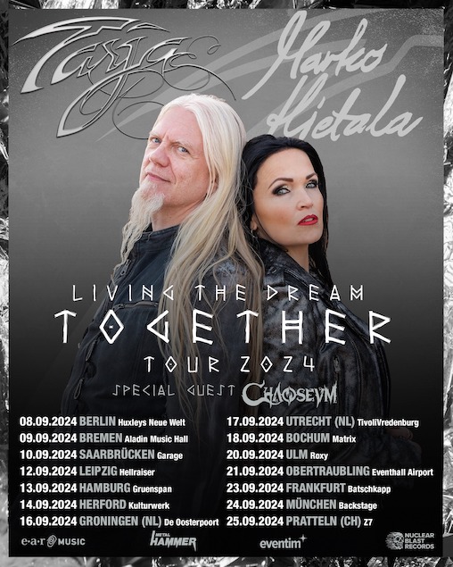 You are currently viewing TARJA  & MARKO HIETALA – “Living the Dream TOGETHER“ Tour 2024