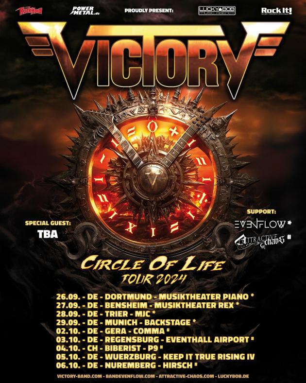 Read more about the article VICTORY – `Circle Of Life` 40 Jahre Jubiläumstour angekündigt
