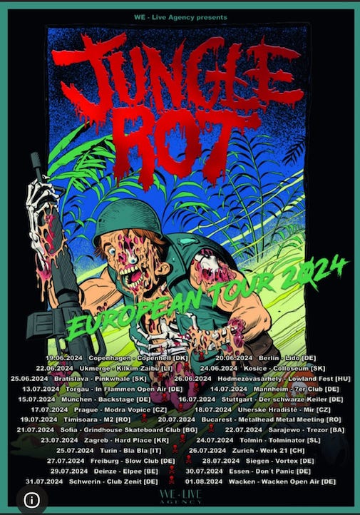 You are currently viewing JUNGLE ROT – European Tour 2024 Ankündigung