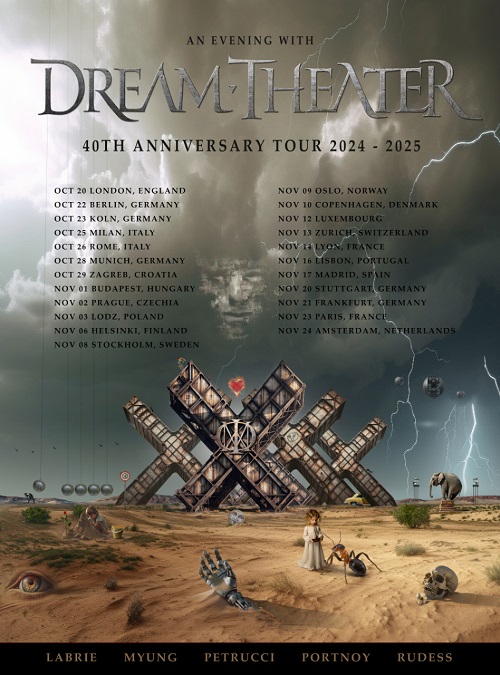 You are currently viewing DREAM THEATER – Verkünden Europadates ihrer „40th Anniversary Tour 2024-2025“