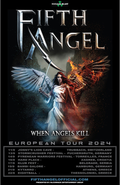 Read more about the article FIFTH ANGEL – Erste Europatour überhaupt angekündigt `When Angels Kill`