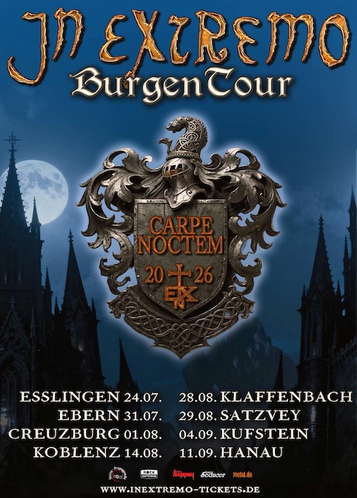 Du betrachtest gerade IN EXTREMO – “Carpe Noctem Burgentour” geht 2026 weiter