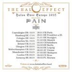 THE HALO EFFECT, PAIN – „Halos Over Europe“ 2025 Tourankündigung