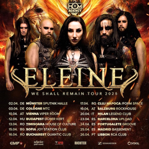 Du betrachtest gerade ELEINE – `We Shall Remain` European Tour Pt. 2  angekündigt