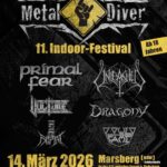 Metal Diver Festival 2026  – Mit PRIMAL FEAR, UNLEASHED u.a. angekündigt