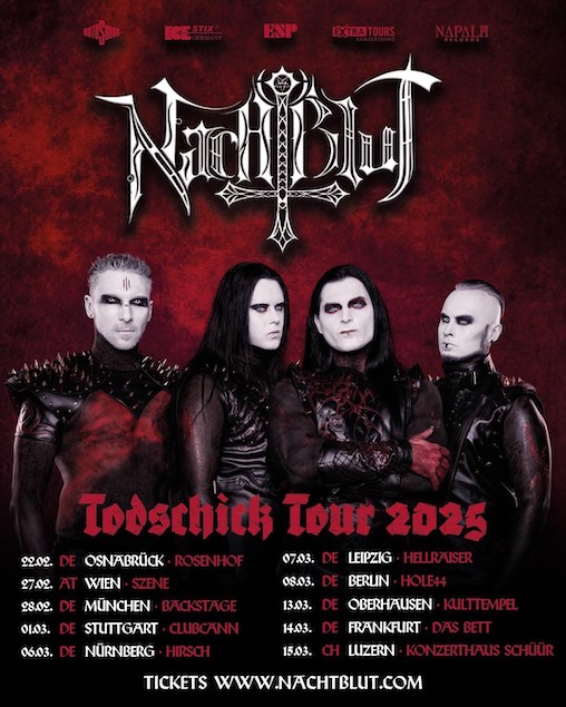 You are currently viewing NACHTBLUT – Dark Metaller planen `Todschick` Tour 2025
