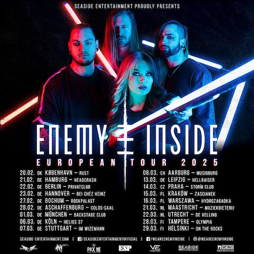 You are currently viewing ENEMY INSIDE –  European Tour 2025 angekündigt