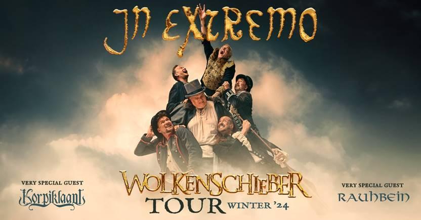 You are currently viewing IN EXTREMO – “Wolkenschieber“ Tour 2024 mit Korpiklaani & Rauhbein angekündigt