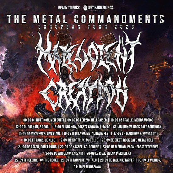 You are currently viewing MALEVOLENT CREATION – `The Metal Commandments` Tour 2024