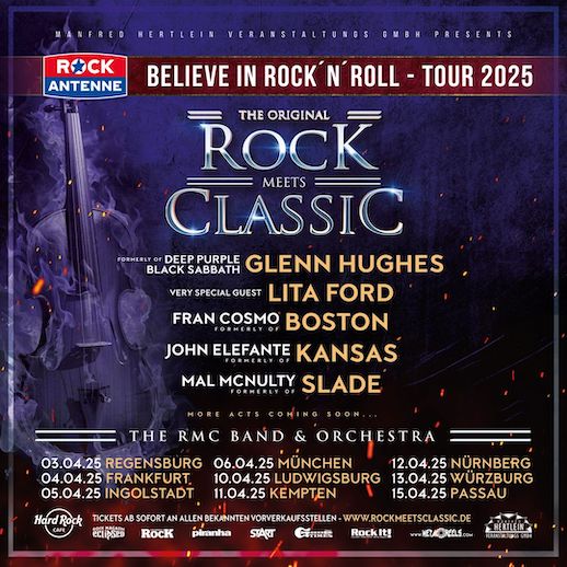 You are currently viewing ROCK MEETS CLASSIC – Line-Up für 2025 vergrößert sich: GLENN HUGHES